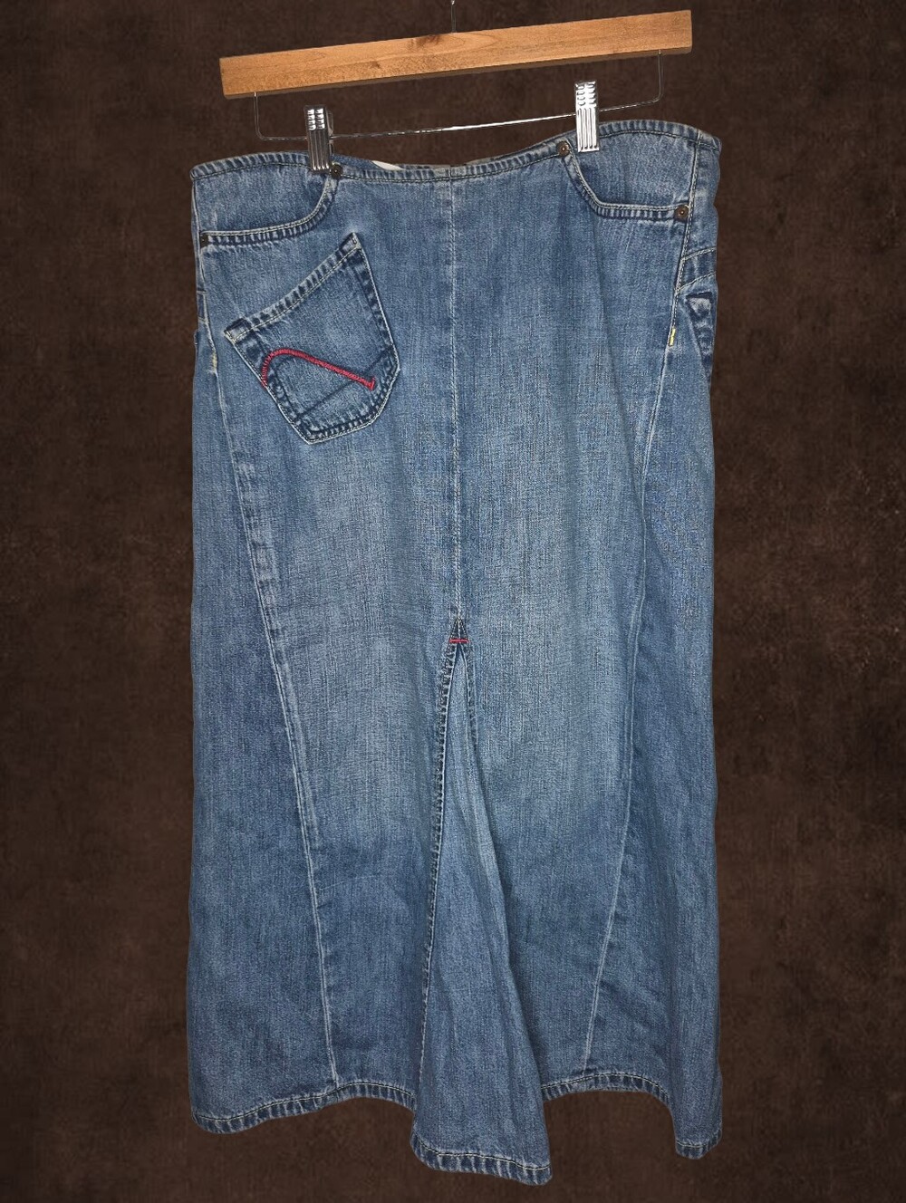 GUESS Vintage Blue Denim Maxi Skirt